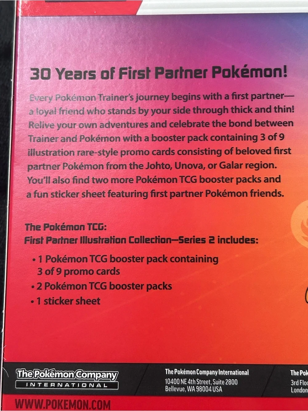 Pokémon Trading Card Games First Partner Illustration Collection Series 2